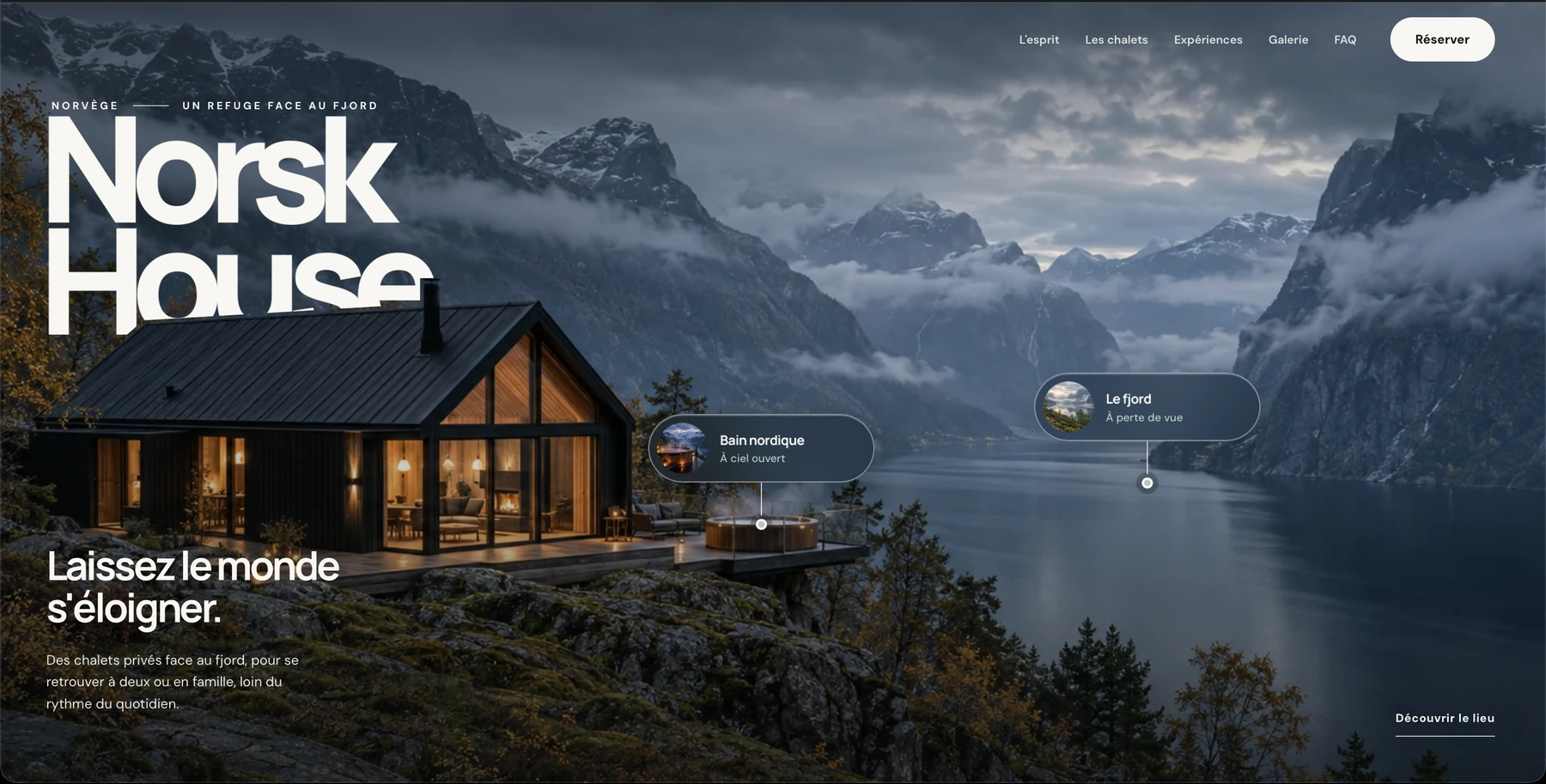 Norsk House : un chalet d’exception face aux fjords norvégiens